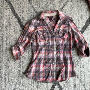 Fire Los Angeles Flannel Looking Button Up